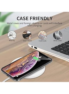 Generic Ultra Slim Qi-Certified Fast Wireless Charger Pad for iPhone 13/12/11 Series/X, XR Series, 8/SE Series (7.5W), Samsung Galaxy S6-22, Note 7-20 (10W), Airpods  - Image 4