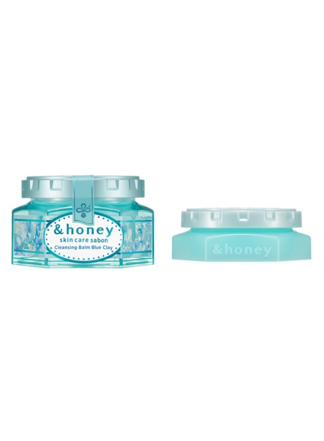 &Honey Cleansing Balm Blue Clay 90g – Original Made in Japan Gentle Detox & Makeup Remover - Image 4