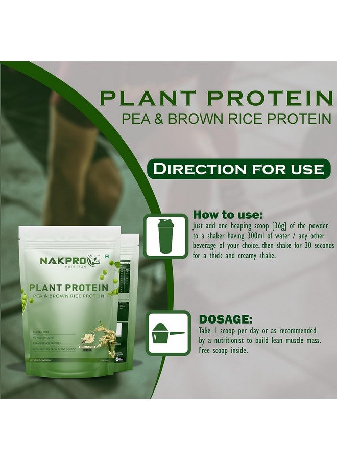 NAKPRO Vegan Plant Protein Powder (Pea & Brown Rice Protein), Vanilla - 1kg | 25.2g Protein, Easy To Digest | All Essential Amino Acids | No Preservatives | No Added Sugar - Image 5