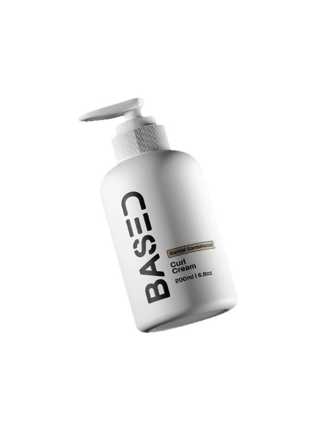 Based Curl Cream for Defined Curls & Frizz Control, Medium Hold, with Agave, Silk Protein & Castor Oil, 6.8 Oz - Image 2