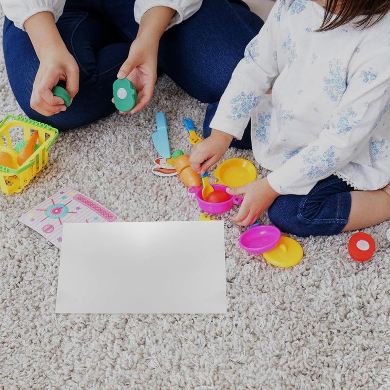 Flexible Plastic Mirror Sheets for Nursery Wall Decor, 0.11mm PC Resin Soft Adhesive Film with Blue Protective Backing, Peel and Stick DIY Craft Mirror Tiles for Kindergarten - Image 4