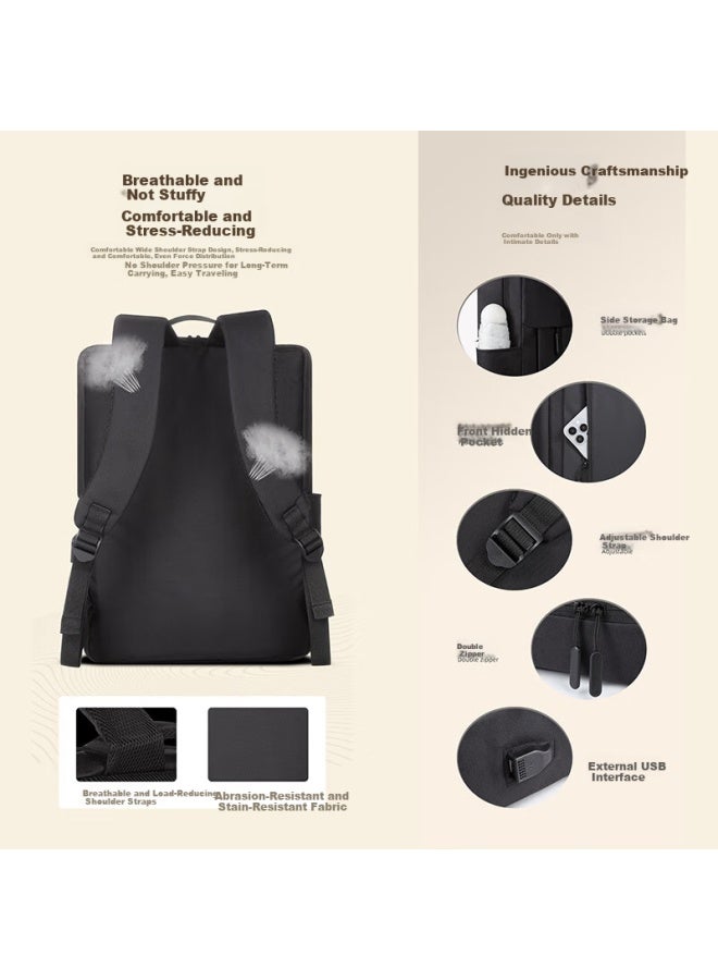 Womt Laptop Backpack For Men And Women, Business Large Capacity Travel Backpack For Notebooks And Gaming Laptops, 15.6/16 Inch - Image 3