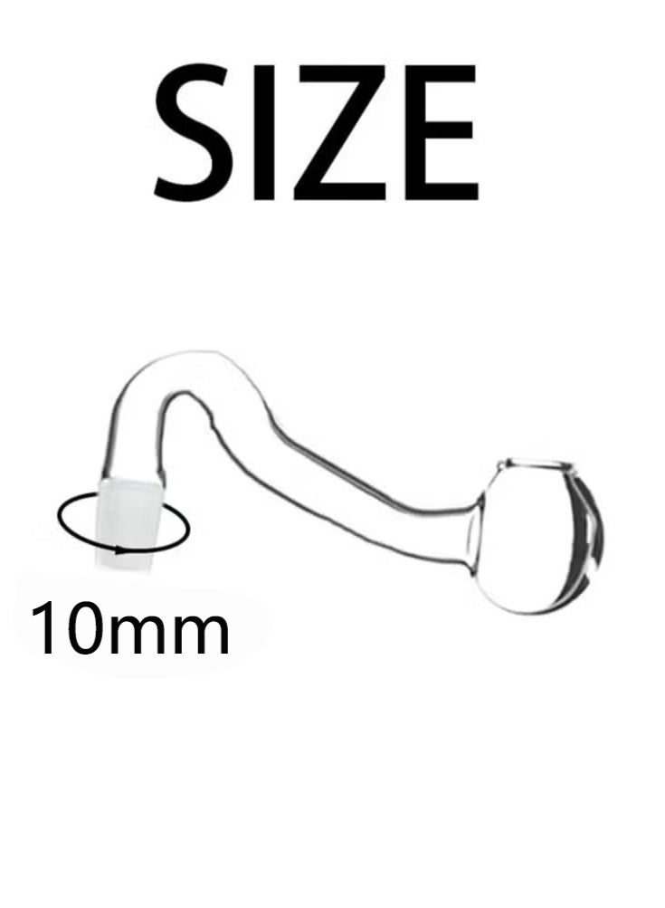 2Pcs 10mm Glass Mini inflow Pipe,Inflow Pipe Water Pump Aquarium FilterTubing, Surface Skimmer, AquariumPlanted Tank Aquascaping Fish TankAccessories, for Fish Tank  - Image 3