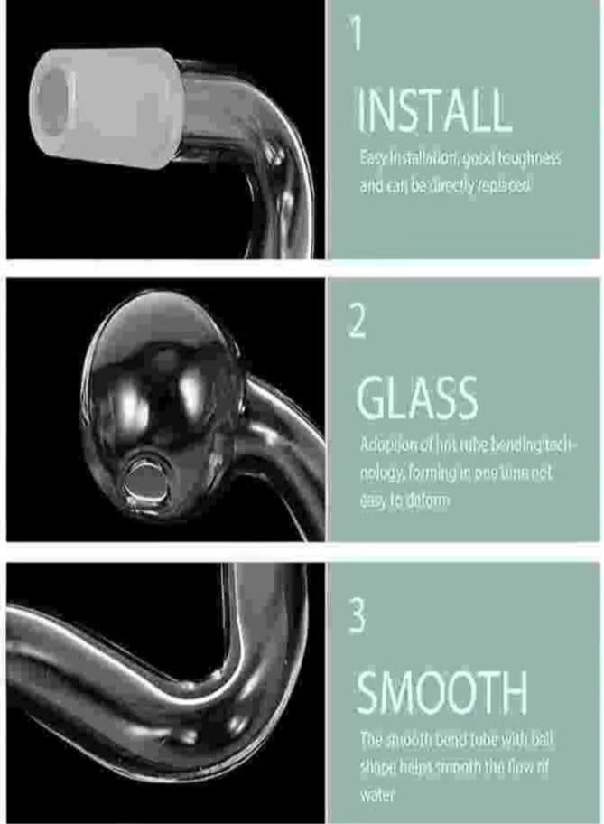 2 Pack Water Inlet Outlet Filter Tube for Fountain 10mm - Image 1