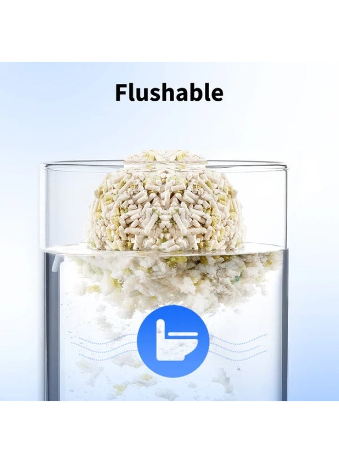 رمل قطط متكتل من بولين مونيتور - بدون رائحة - Image 4