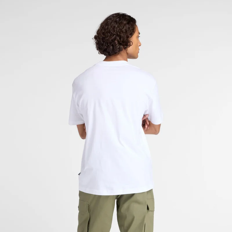 New Balance White Linear Lines T-Shirt for Men | Best Price UAE