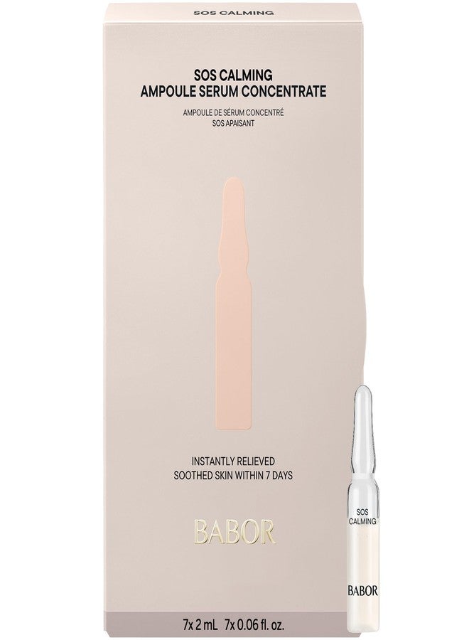 Babor سيروم أمبولات بابور SOS المهدئة، سيروم مهدئ لعلاج البشرة المتهيجة، تقليل الاحمرار وتقوية حاجز البشرة، علاج لمدة 7 أيام - Image 1