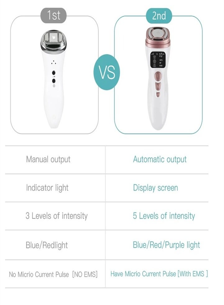 New upgraded second generation, mini handheld ultrasonic beauty instrument, micro-current facial lifting and firming massager, suitable for female chin, neck and eyes - Image 4