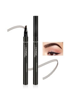 Eyebrow Pen Waterproof Liquid Eyebrow Pencil, Microblading Eyebrow Pen with Precision Applicator, Creates Natural Eyebrow Makeup