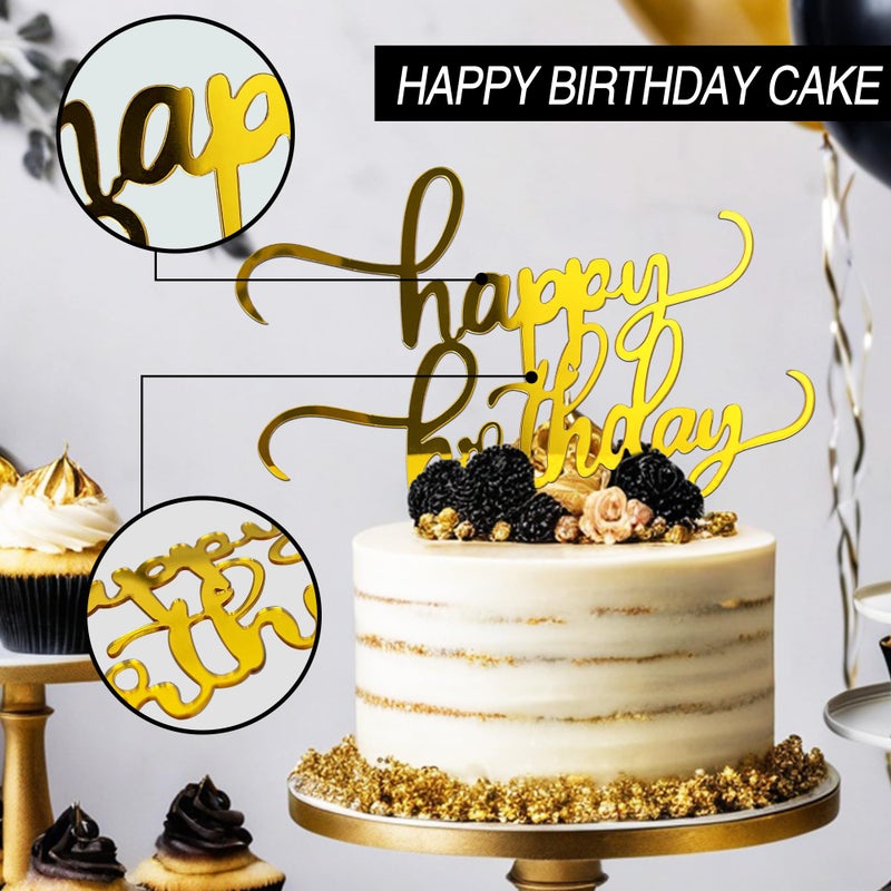 RASSLISA 36 أجهزة كمبيوتر عيد ميلاد سعيد كعكة أعلى الأقطار مرآة أكريليك كعكة أعلى الجانبية ديكورات كعكة الكعكة إدراج كعكة تزيين لوازم كب كيك أدوات أعلى لعيد الميلاد معجنات كعكة الحفلات 12 أنماط 3 ألوان - Image 4