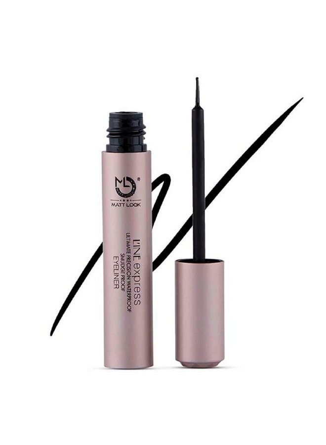mattlook Line Express Ultimate Precision Waterproof Smudgeproof Eyeliner Jet Black (12Ml) - Image 1