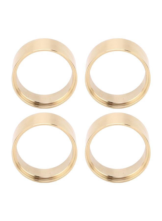 4PCS RC Brass Internal Beadlock Ring 1/18 RC Car Counterweight Clamp Ring Fit 1.0in Wheel Rim for SCX24 JLU C10 1/24 Car