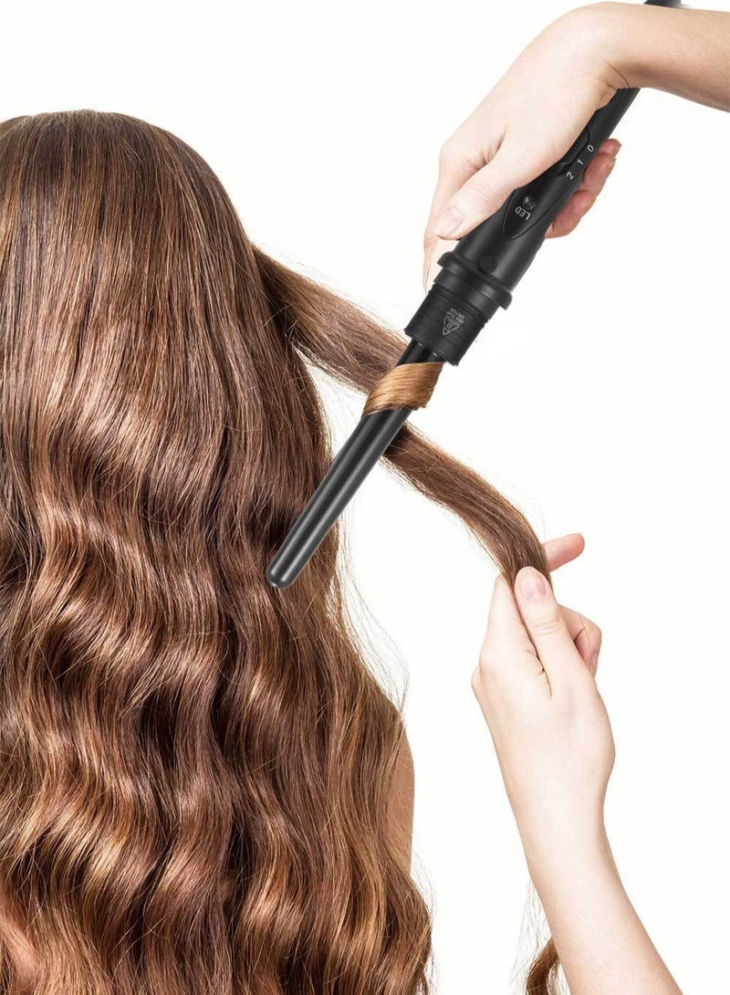 Victoper Waver Curling Tong Hair Curler With UK Plug Black - Image 5