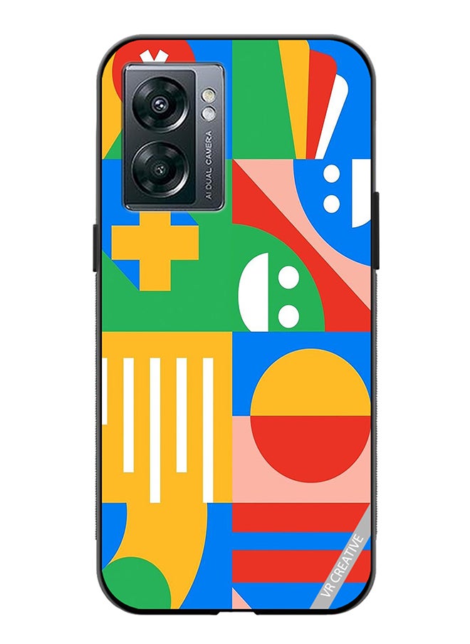 VR CREATIVE Protective Case Cover For Oppo A57 5G Design Multicolour  - Image 1