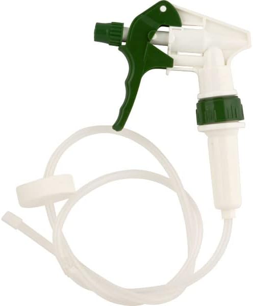 Decony GreenWhite Hose End Trigger Sprayer 36 Hose 38mm 38400 Extended Reach Less Fatigue Long Lasting Comfort DesignIndustrial Spray Bottle Nozzle Replacement Head - Image 1
