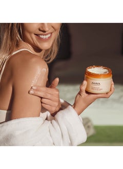 AHAVA AHAVA Dead Sea Plants Caressing Body Sorbet, Mandarin & Cedarwood - Hydrate & Refreshes Skin, Enhances Suppleness, Envelops in Energizing Sensation, with Osmoter, Bisabolol, Vitamin B5 & E, 11.8 Fl.Oz  - Image 5