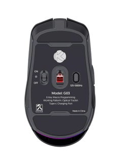 k Gaming Gaming Mouse K03 Tri Mode DPI 800 -16,000 Adjustable Bluetooth,2.4 GHz, Wired - Yellow  - Image 2
