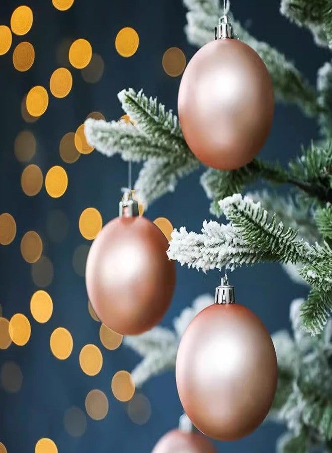 AMS 2.36''/60mm 24ct Christmas Balls Tree Pendants Shatterproof Ornaments Seasonal Decorations for Tree Decor,Holiday,Xmas(Champagne) - Image 5