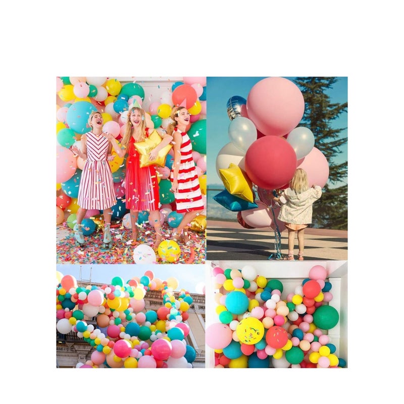 SOLARAE Happy Birthday Decorations Banner, Sun Moon Clouds Rainbow Sky Star Foil Balloon Birthday Party Supply - Image 3