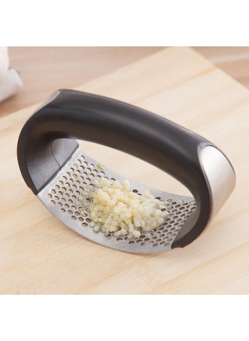 BioTech - Stainless Steel Garlic Crusher Garlic Ginger Crusher Garlic Grinder Grater - Image 1