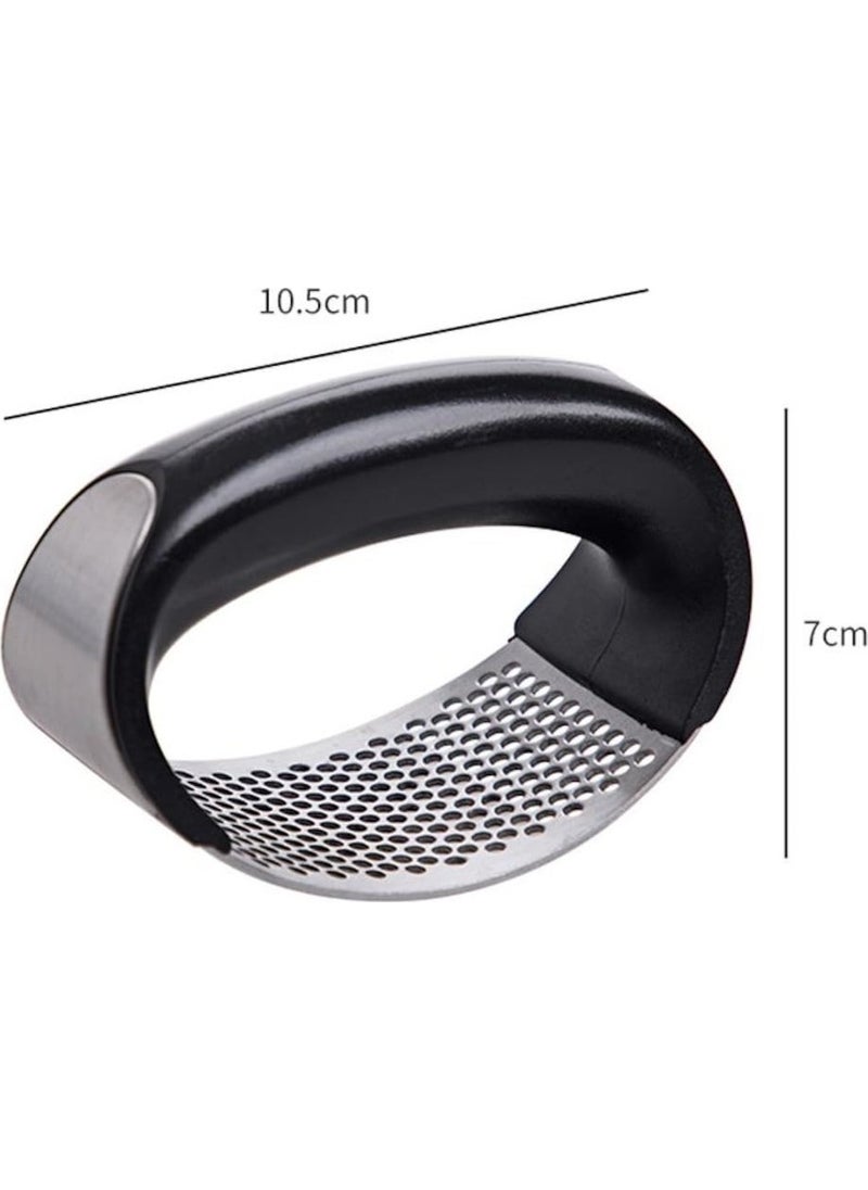 BioTech - Stainless Steel Garlic Crusher Garlic Ginger Crusher Garlic Grinder Grater - Image 1