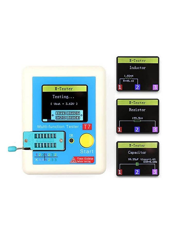 Lcr-T7 Transistor Tester Multifunctions  full Color Graphic display