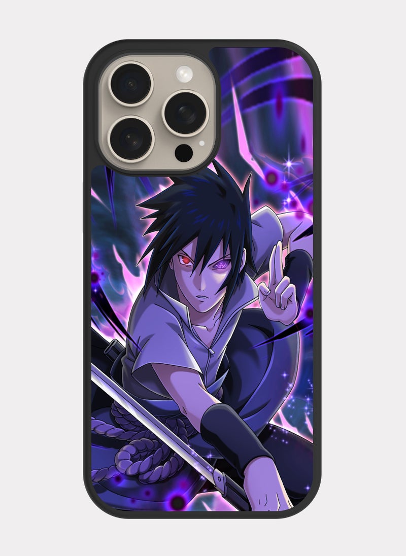 PXLAAT iPhone 15 Pro Max case cover Naruto Sasuke - Image 1