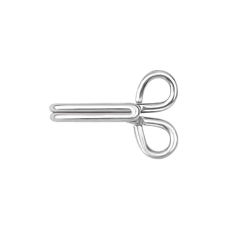 LooKat LOOK AT Blouse Hooks Stainless Steel Silver Metal Hook and Eye Closures Sewing Hooks and Eyes for Bra and Clothing Pack of 500  - Image 3