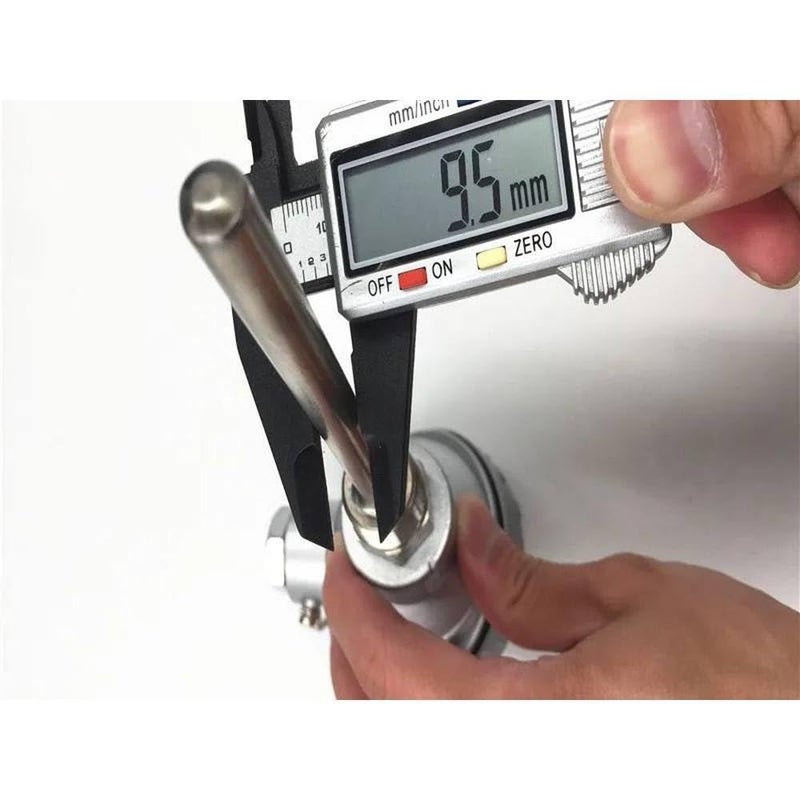 مسبار مستشعر درجة الحرارة RTD PT100 9.5x100 مم مع خيط NPT 1/2 بوصة، نطاق درجة الحرارة من 50 إلى 450 درجة مئوية - Image 3