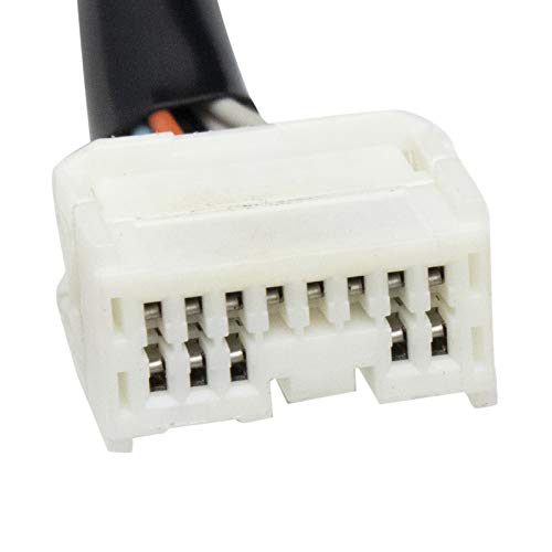 TRQ Left Mirror with Heat with Housing Turn Signal without Lane Departure Warning Drivers Side Compatible with 2015-2017 Subaru Legacy Outback SU1320142 SU1320146 SU1320174 - Image 2