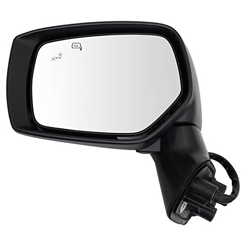 TRQ Left Mirror with Heat with Housing Turn Signal without Lane Departure Warning Drivers Side Compatible with 2015-2017 Subaru Legacy Outback SU1320142 SU1320146 SU1320174 - Image 5