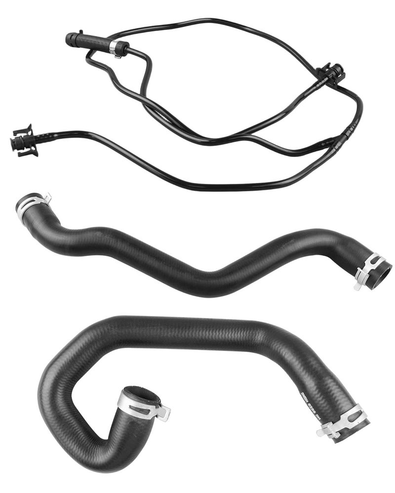 TIKSCIENCE Lower and Upper Radiator Coolant Hose Tube Reservoir Pipe Radiator Reservoir Line Fit for Focus 20L 20122018 Replace BV618K012KF CV6Z8286K CV6Z8260K - Image 2