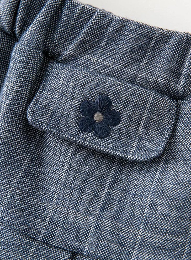 Dave & Bella Pleated Grey Skirt - Image 4