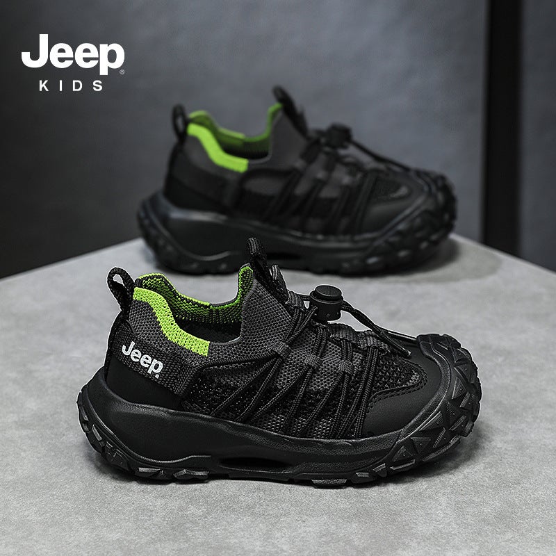 Jee/P Children'S Shoes Kidsren'S Sneakers 6-12 Years Old Girls' Shoes Fly-Knit Breathable Lightweight Shock-Absorbing Slip-On Boys' Shoes - Image 4