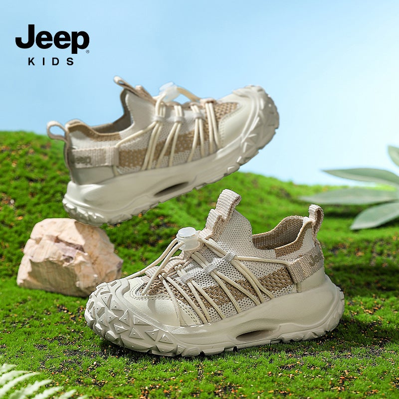 Jee/P Children'S Shoes Kidsren'S Sneakers 6-12 Years Old Girls' Shoes Fly-Knit Breathable Lightweight Shock-Absorbing Slip-On Boys' Shoes - Image 2