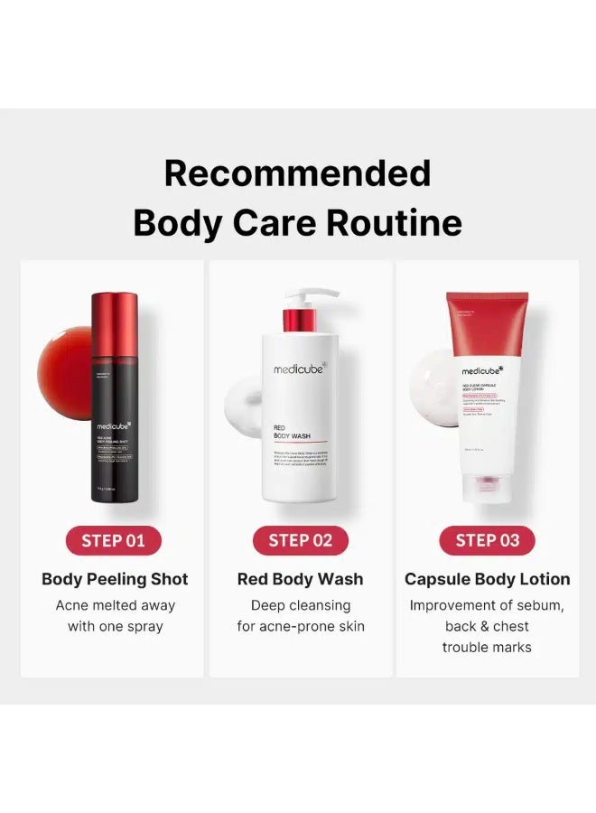 Medicube حقنة تقشير الجسم لحب الشباب الحمراء 110 جرام - Image 5