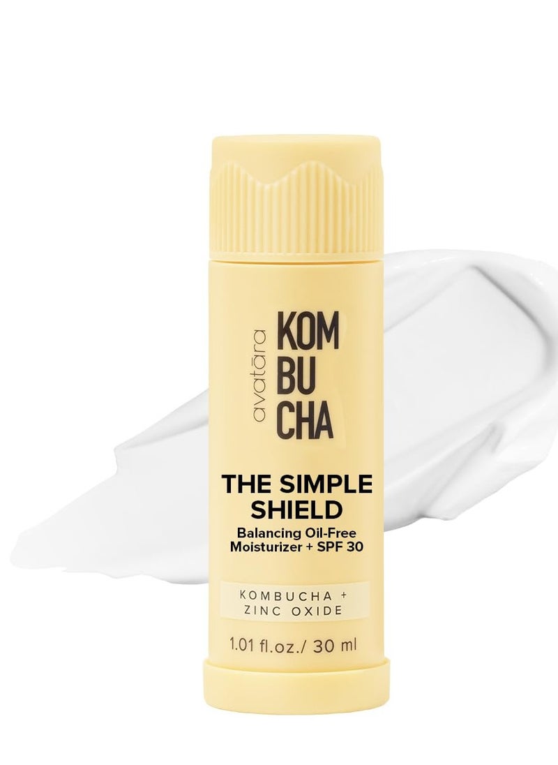 Avatara - Kombucha The Simple Shield Face Sunscreen Refill, Zinc Oxide SPF Moisturizer Face Care, Face Moisturizer w/BHA and Hyaluronic Acid, Mineral Sunscreen for Face, Teen Skincare, 1.01 fl. Oz. - pzsku/ZB3AD89C4F7936EFBCC1BZ/45/_/1737033405/db5bb510-226a-4a65-8f56-4d65130139c8