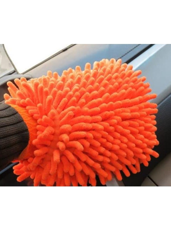 Generic Useful microfiber car cleaning gloves for all types of cars - 5 pieces  - Image 3