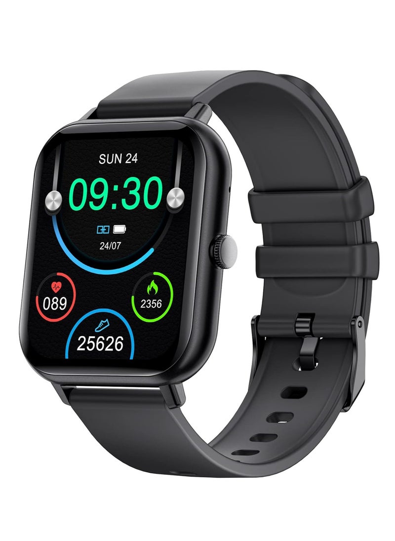Generic - 1.85-inch Smartwatch with Answer/Make Calls, Fitness Tracker Heart Rate Monitor, Sleep Monitor, Step Counter with 21 Sports Modes, IP68 Waterproof Smart Watch for Android/iPhones - Image 1
