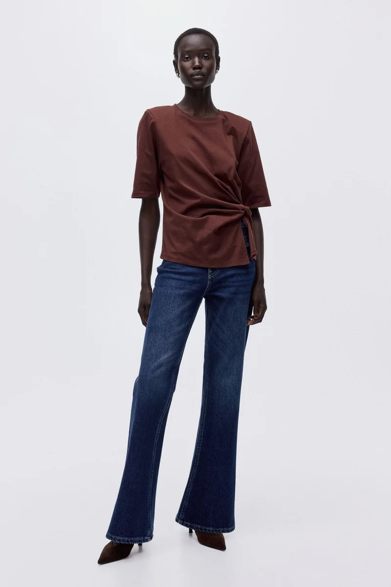 H&M Twist-detail T-shirt