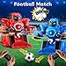 LZZAPJ 2Pack Remote Control Fighting Robot Battle Bots Toys with Sounds Lights Soccer Game Mode Suitable for Adults Kids Ages 6 7 8 9 10 11 12 Ideal ChristmasBirthday Gift for Boys - Image 4
