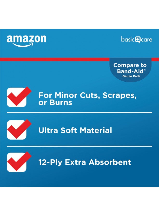 ALL HEALTH All Health Gauze Pads, 50 Pads, 4 X 4 | for Cleaning or Covering Wounds as Wound Dressing, Helps Prevent Infection - Image 4