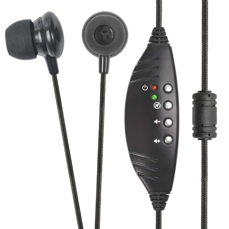 ECS WordSmith USB Transcription Headset 7Foot Cord inEar Ear Bud with Silicone Ear Tips Superior Comfort Audio Clarity External Sound Card Medical Legal Dictation 3 Extra Pair of Ear Tips