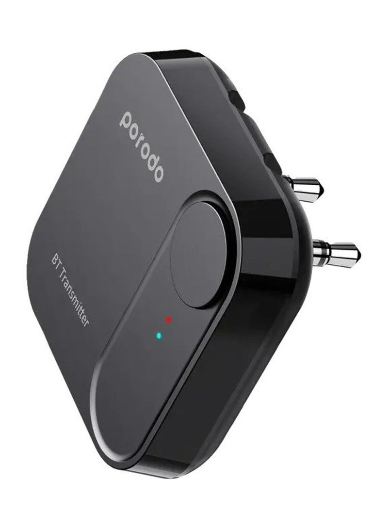 Porodo Wireless Bluetooth Audio Transmitter dual 3.5mm - Image 1
