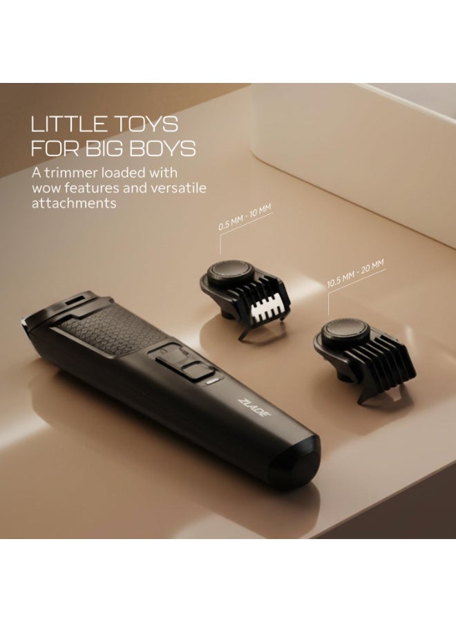 ZLADE مقص لحية زلايد جوز بلتس القابل لإعادة الشحن بدقة عالية | 40 إعداد طول - Image 2