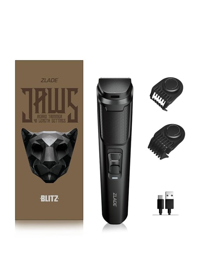 ZLADE مقص لحية زلايد جوز بلتس القابل لإعادة الشحن بدقة عالية | 40 إعداد طول - Image 1