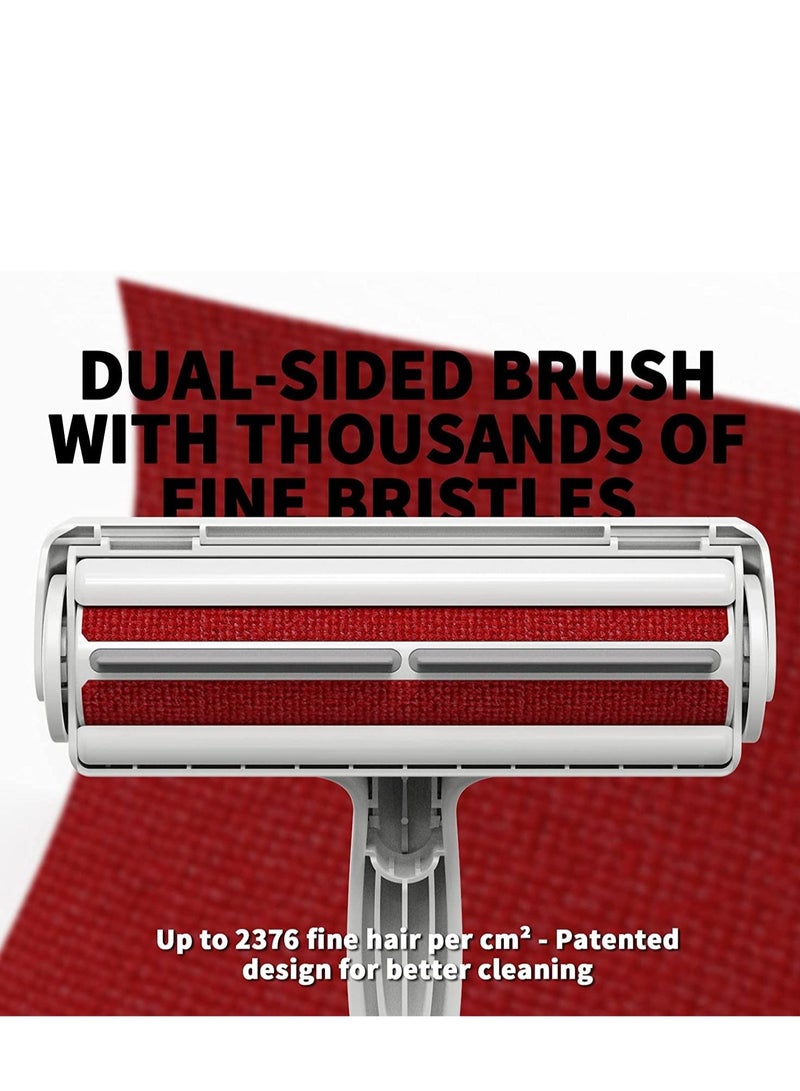 Pet Hair Remover - Lint Roller for Pet Hair - Cat and Dog Hair Remover for Couch, Furniture, Carpet, Car Seat, Reusable Pet Hair Roller W/Self-Cleaning Base - Upgraded Animal Fur Removal Tool - Image 4