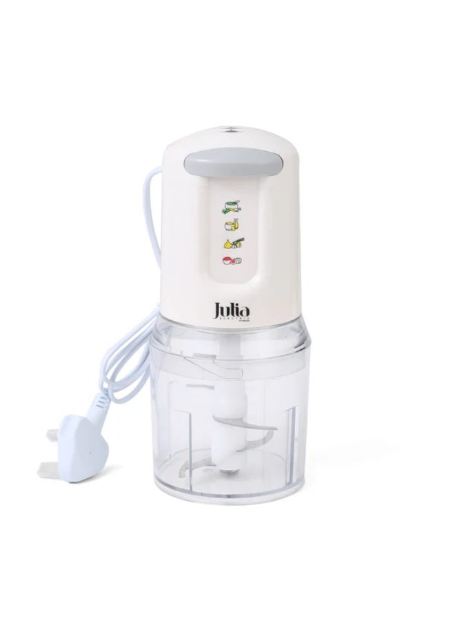 Julia Plastic Electric Chopper 500ml - Compact & Powerful - Image 2