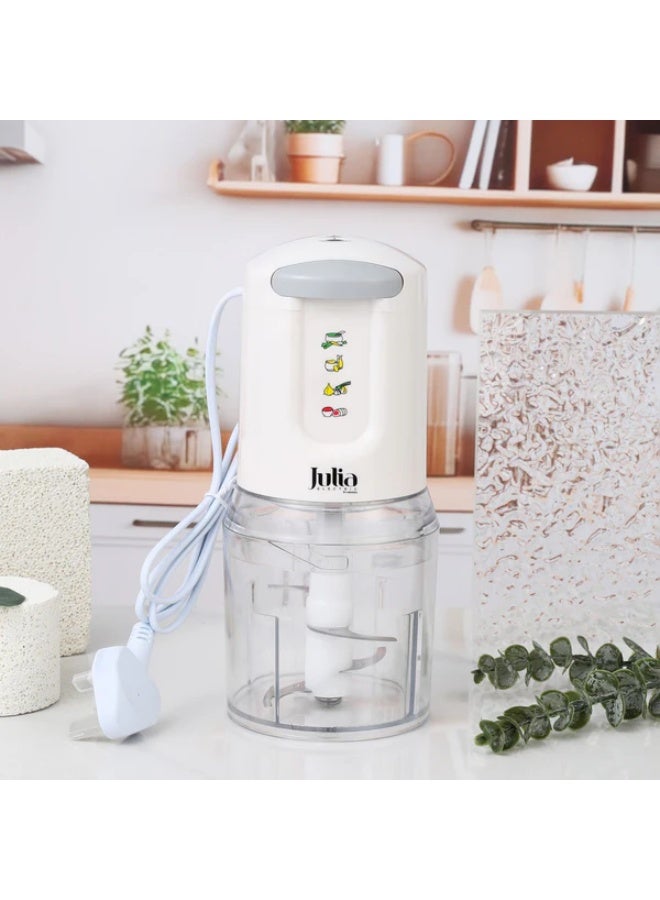 Julia Plastic Electric Chopper 500ml - Compact & Powerful - Image 1