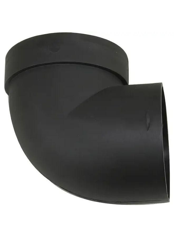 Black 75mm Exhaust Pipe Elbow Outlet Ventilation Fitting For Diesel Air Heaters - Image 3